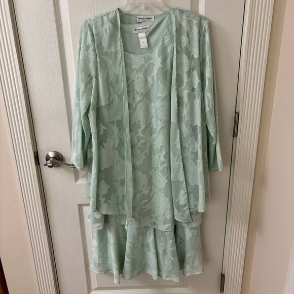Draper's & Damon's Flirty Jacket Dress, mint green, PL - Picture 1 of 7